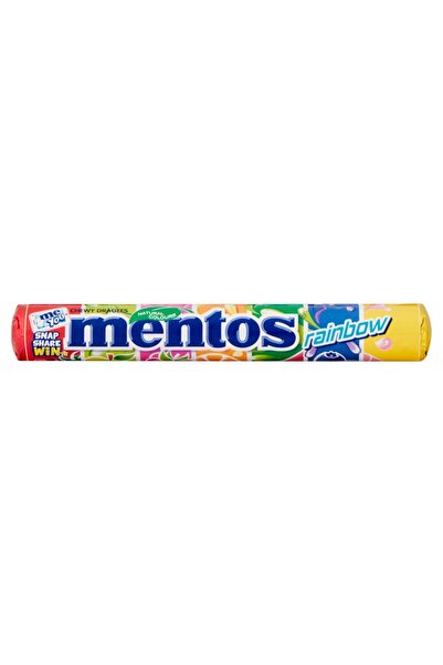 Mentos Drajeuri gumate cu aroma de fructe Mentos, 37.5g