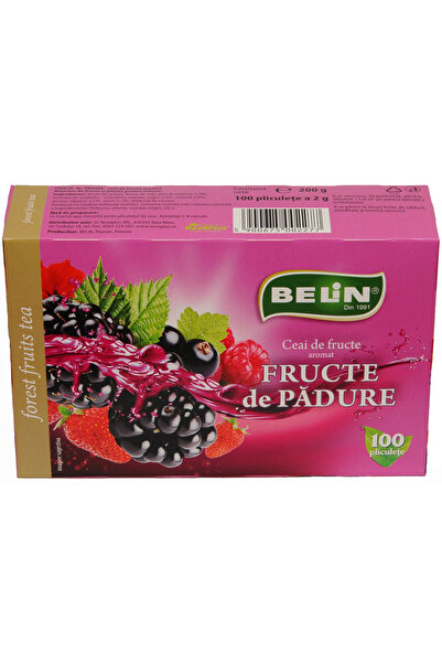 BELİN Ceai Standard Fructe de padure, 100 plicuri