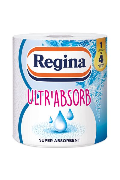 Regina Ultr'Absorb FSC single-roll paper towel, 1 roll, 3 layers