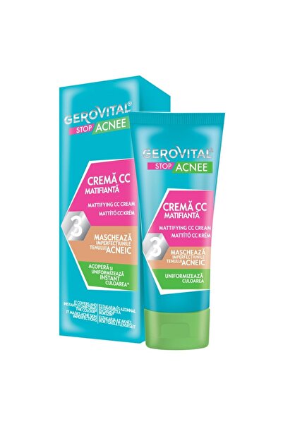 GEROVITAL Crema CC matifianta Stop Acnee, 30 ml