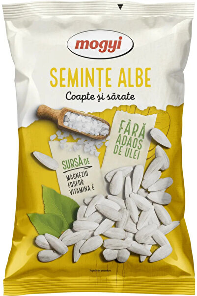 Mogyi Seminte Floarea Soarelui Albe prajite si sarate 160g