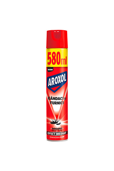 Aroxol Spray impotriva gandacilor si furnicilor 580 ml