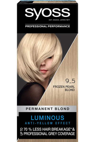 Syoss Vopsea pemanenta Color Baseline 9-5 Blond Perlat Rece, 115 ml