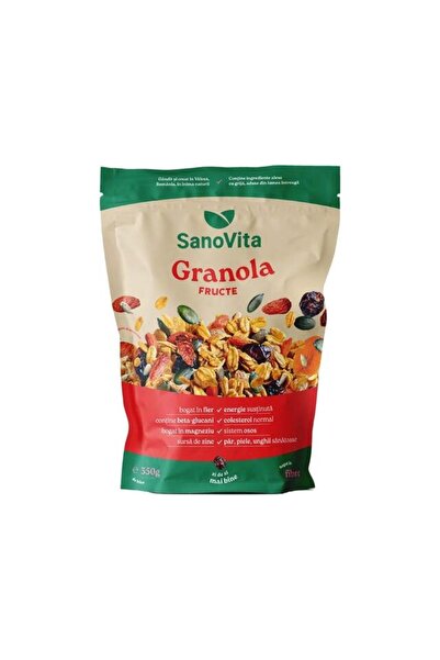 Sano Vita Granola Cu Fructe Sanovita, 350G