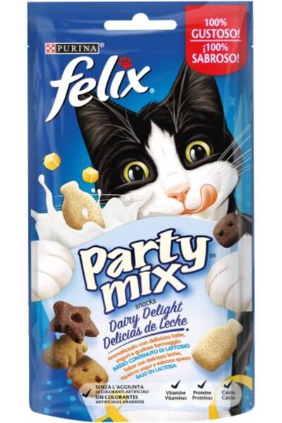 FELIX Cat treat Party Mix Dairy Delight 60g