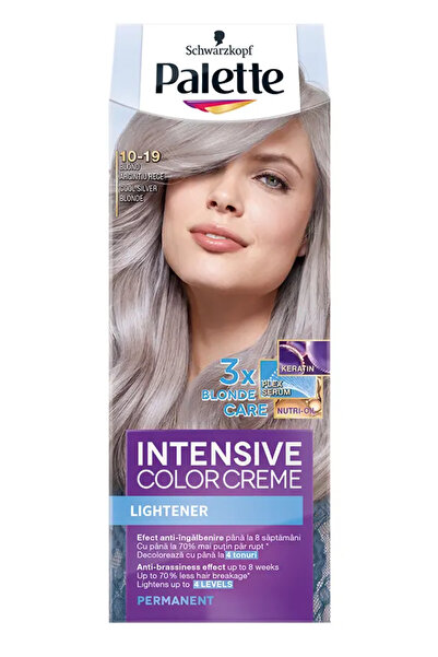 Paletteicc Vopsea de par permanenta Palette Intensive Color Creme 10-19 blond argintiu rece