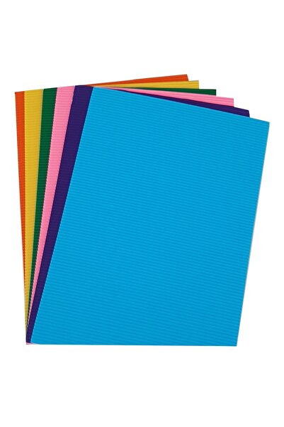Savcom Carton ondulat A4, 10 culori/set, diferite culori