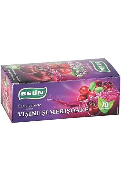 BELİN Ceai Visine si Merisoare, 20 plicuri, 40g