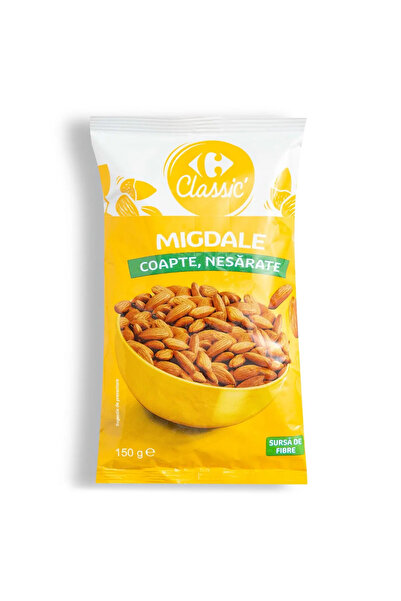 Crf Clasic Migdale Carrefour Classic, coapte, fara sare 150g