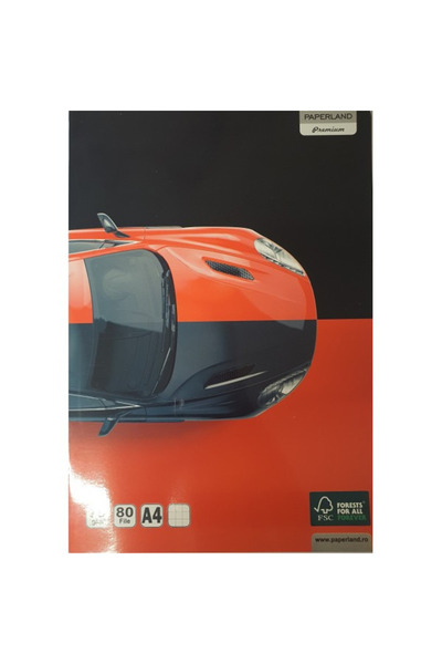 PAPERLAND Caiet A4 80 file matematica