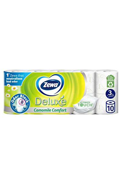 Zewa Hartie igienica Deluxe Camomile comfort, 3 straturi, 10 role