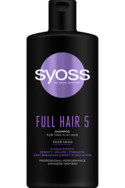 Syoss Sampon Full Hair 5 pentru par subtire si lipsit de volum, 440ML