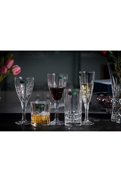 Bohemia Set of 6 Cristal London champagne glasses, 180 ml