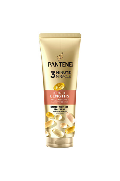 Pantene Balsam de par Pro-V Infinite Lengths 3 Minute Miracle pentru par lung...