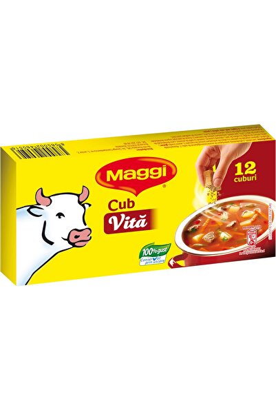 Maggi Baza pentru mancare Cub cu gust de vita, 60g