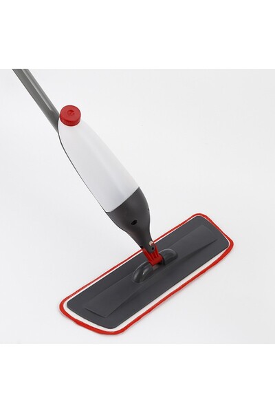 PROCART Mop with sprayer, 750 ml tank capacity, 180 degree cleaning head, removable microfiber cloth