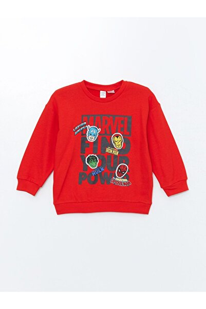 LC Waikiki Lcw Kids Crew Neck Spider-Man Printed Boys' Sweatshirt