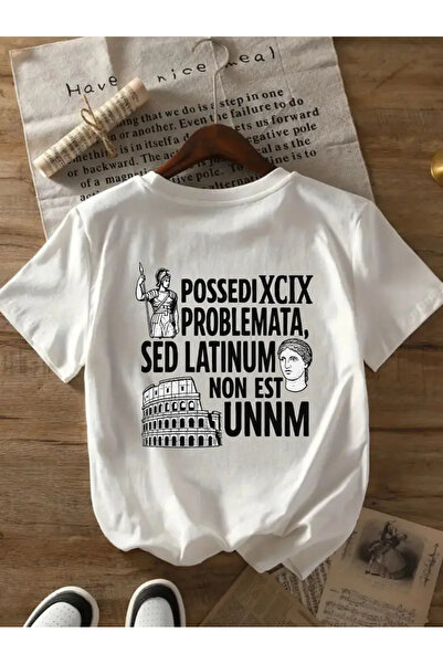 Jose Clothing تي شيرت مطبوع بأكمام قصيرة ومقاس كبير ممتاز