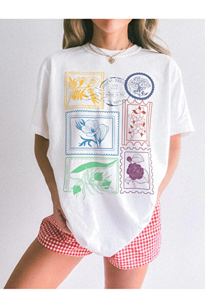 Jose Clothing تي شيرت مطبوع بأكمام قصيرة ومقاس كبير ممتاز