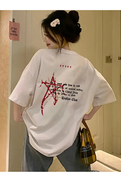 Jose Clothing تي شيرت مطبوع بأكمام قصيرة ومقاس كبير ممتاز