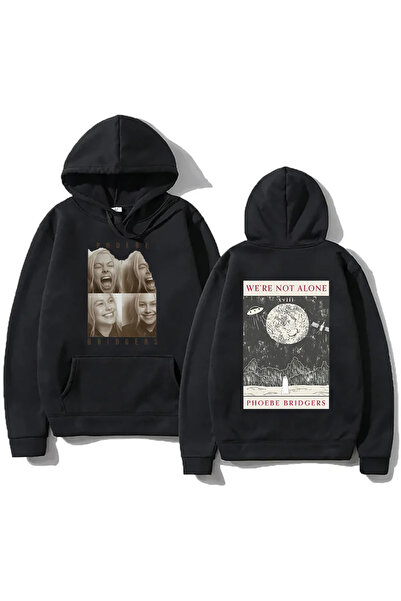 Tarzsokak هوديس كاجوال على الموضة باللون الأسود مع Phoebe bripocket Indie fol...