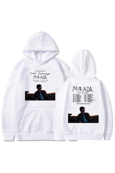 Tarzsokak Hanorac alb Ivan Mirajo Mirada, hanorac confortabil pentru turneu, ...