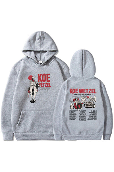 Tarzsokak غراي اللعنة قريبة من الدور العادي Koe Wetzel Hoodies klerkapş