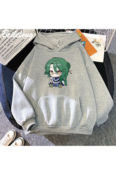 Tarzsokak Grey Baizhu Genshin Impact Cartoon Drăguț 2022 Nouă primăvară mo