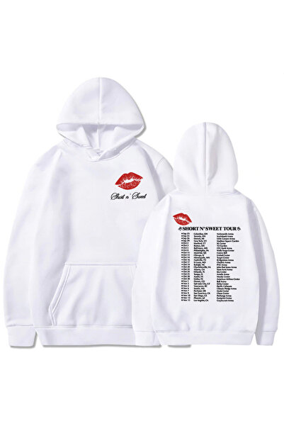 Tarzsokak White Kici Graphic Sabrina Marangoz Short N' Sweet Tour Confortabil...