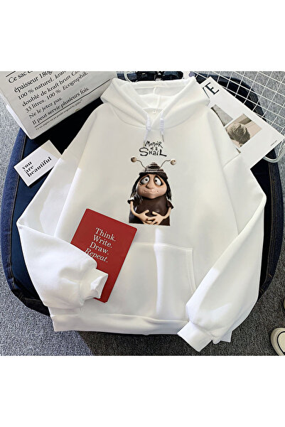 Tarzsokak هوديي مطبوع عليه فيلم مذكرات الحلزون الأبيض، رسوم متحركة مضحكة للجنسين