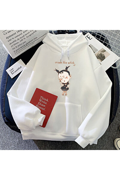 Tarzsokak Λευκά χαριτωμένα γραφικά φούτερ με κουκούλα Bambie αραχάλιαστα ~ ~ ...