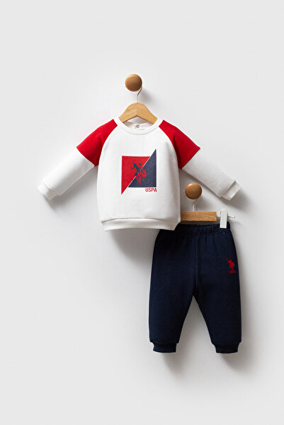 U.S. Polo Assn. U.S. Polo Assn Red Baby Boy Set