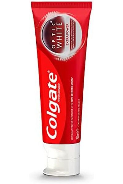 Colgate معجون أسنان أوبتيك وايت إكسترا باور، 75 مل، 120 جم