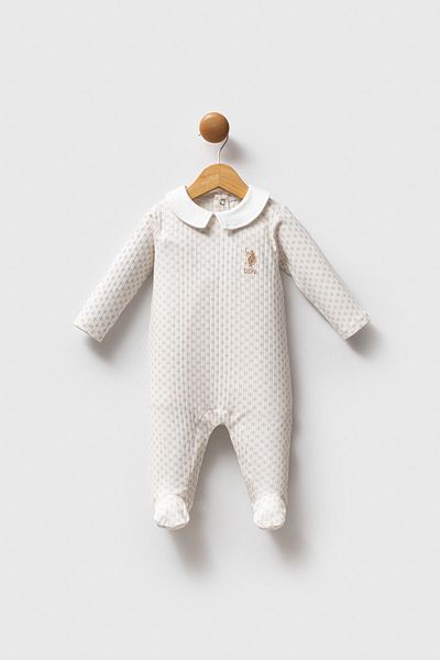 U.S. Polo Assn. U.S. Polo Assn Baby Girl White Jumpsuit