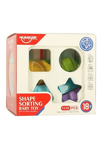 Luka Set de joacă educativ Luka, sortator de cuburi colorate, 12x12x12,5 cm