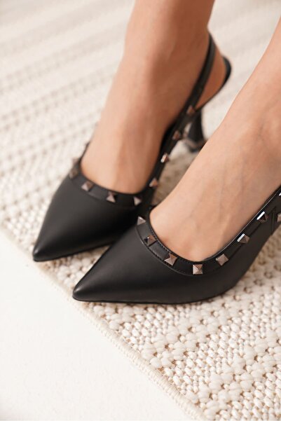 Zerenyus Allegra Premium Black Women's Heeled Evening Dress Shoes