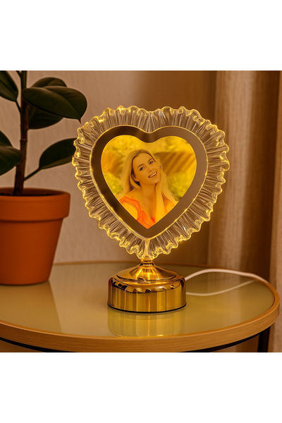 Nobbystar Kristal Kalpli Ledli Fotoğraf Çerçevesi