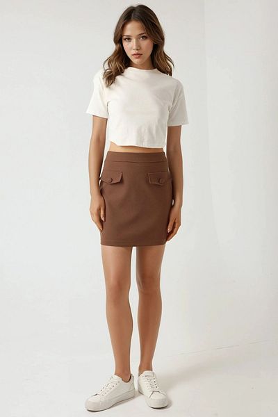 Hiccup Pika Collection Pocket Detailed Mini Skirt