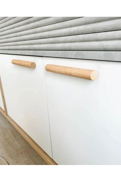 KOÇSAN Sina Wooden Handle Luxury Country Kitchen Furniture Cabinet Drawer Handle