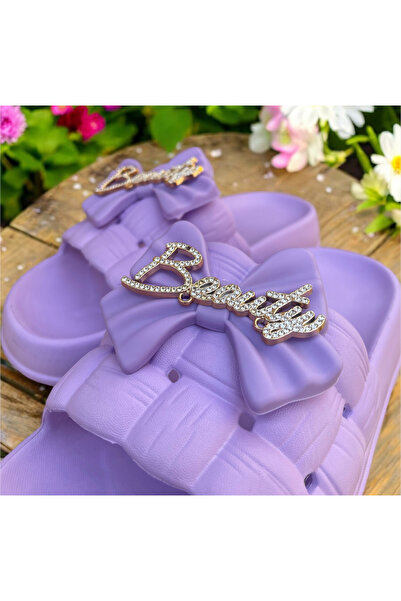 Hızlı Al Soft Sole Bow Slippers. Slippers Suitable for Beach Pool Garden Home Use