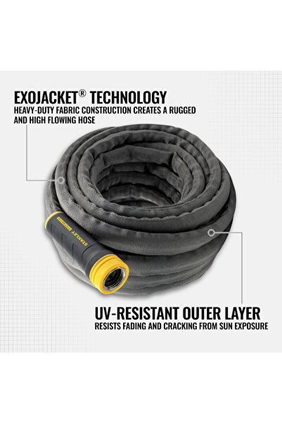 Stanley Fatmax Exo Jacket Heavy Duty Fabric Hose 5/8inch x 100ft