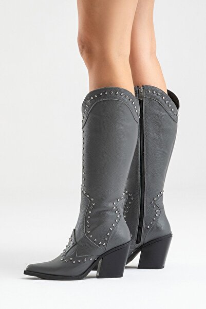 Zeynep Sıradağlı Γυναικείες μπότες Wanesia Γκρι