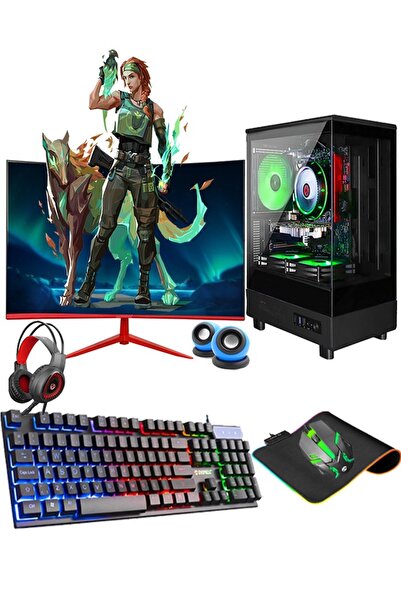 Apphirex TC71 Ryzen 7 5700X 32GB 1TB M.2 Nvme RTX3050 24" 180Hz Curved Masaüs...