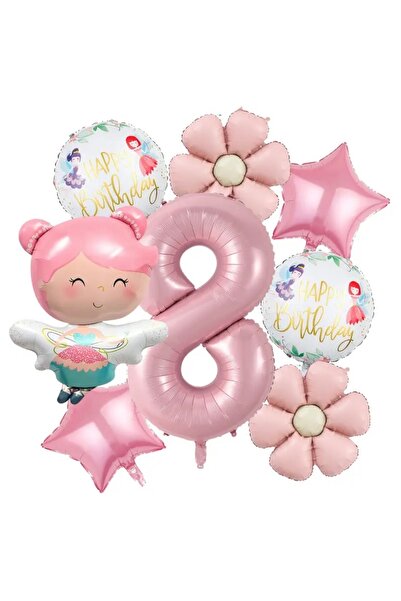 ALYA PARTY Маргаритка Фея і Маргаритка Фольгований повітряна кулька Набір для дня народження