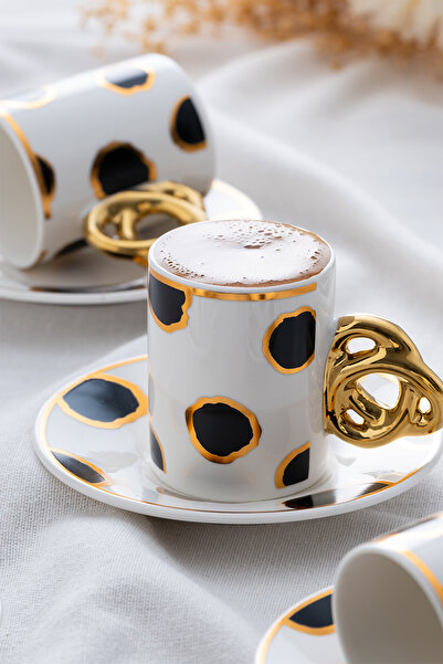 ACAR Valencia 6 Kişilik Kahve Fincanı Takımı - 90 ml