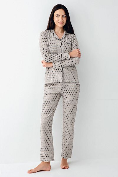 Pierre Cardin Women's Black Pajama Set
