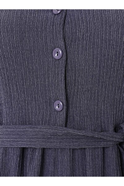 Moda Gazel Χιτζάμπ Φόρεμα - Γκρι - Fashion Gazelle