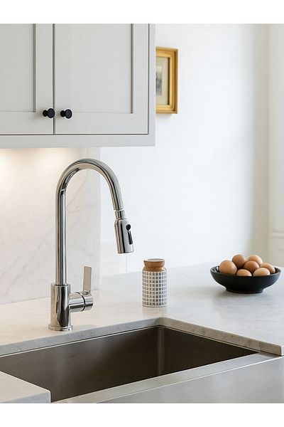 RUDİS Modern Sink Faucet with Three Way, Both Purification Output and Spiral