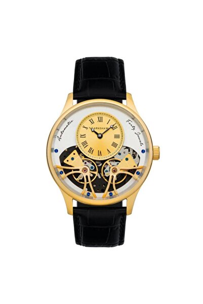 Earnshaw ساعة يد فاراداي دبل باري ES-8179-07 أوتوماتيكية للرجال