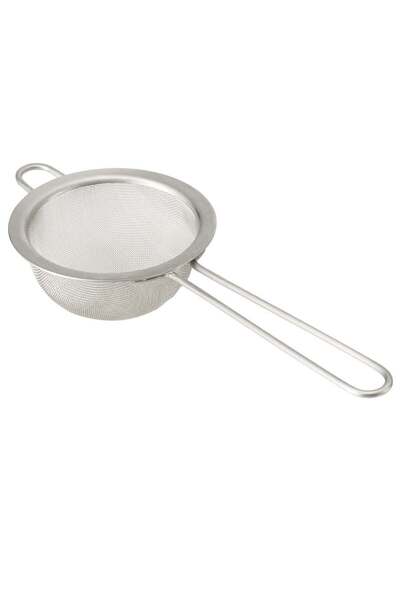 Muji Stainless Steel Tea Strainer, W 7.5 x H 17.5 cm, Silver